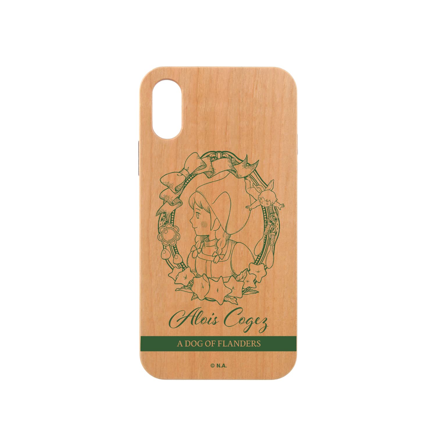 Dramatic Heroines Aloa Kozetsu Wood iPhone Case Compatible Models iPhone 13 Mini