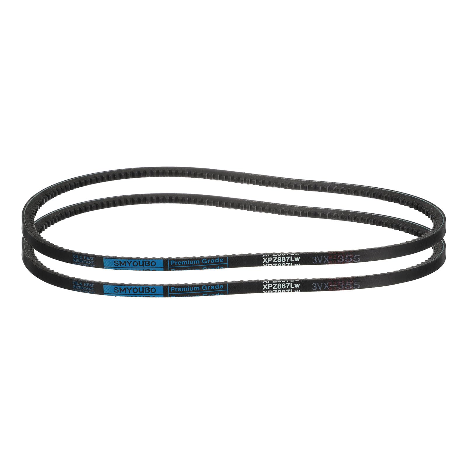 uxcell 2pcs 3VX425 Rubber V-Belt, Raw Edge Cogged Industrial V Belt 42.5" Length x 0.38" Width x 0.32" Thickness — Amazon image 15