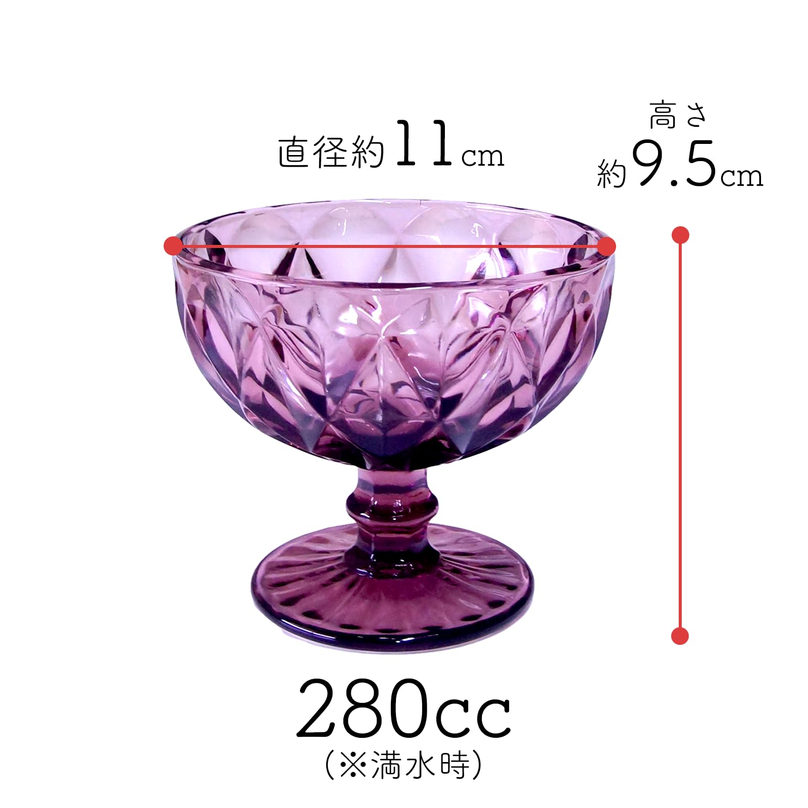 デザートカップ 透明 ガラス ピンク縁 Amazon | かき氷 皿 器 カップ ガラス カップ おしゃれ デザートグラス