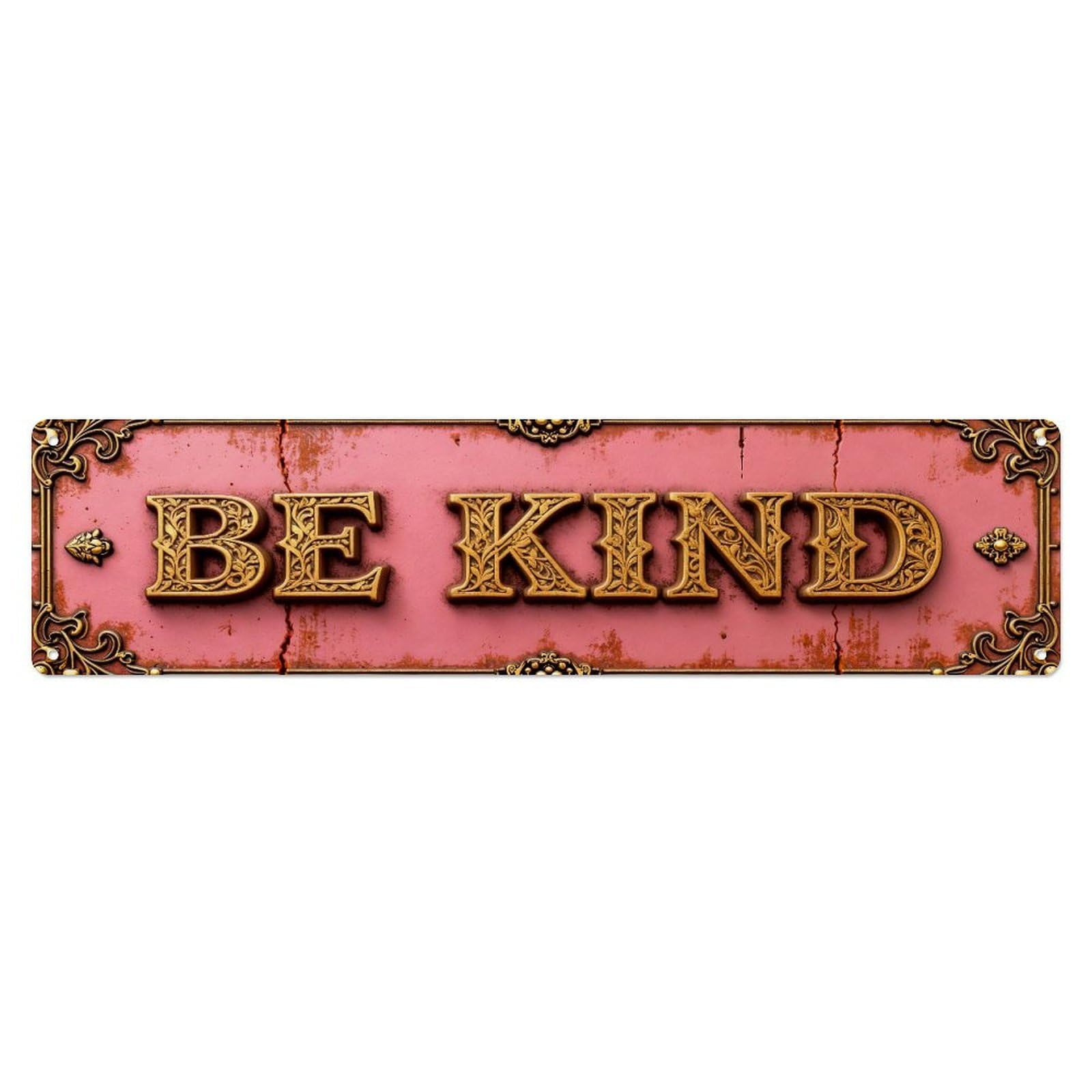 Iageret Vintage Be The Good(1) Metal Tin Sign Retro Wall Decor, Bar Garage Cafe Kitchen Home Wall Art Poster Decoration 4X16inches