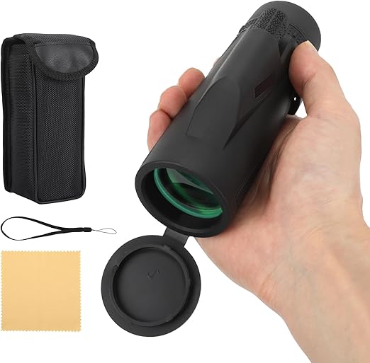 10x42 Compact Monocular, Smaller Size Easier to Carry Around for Bird Watching Hunting Camping Hiking Sport Game Concerts