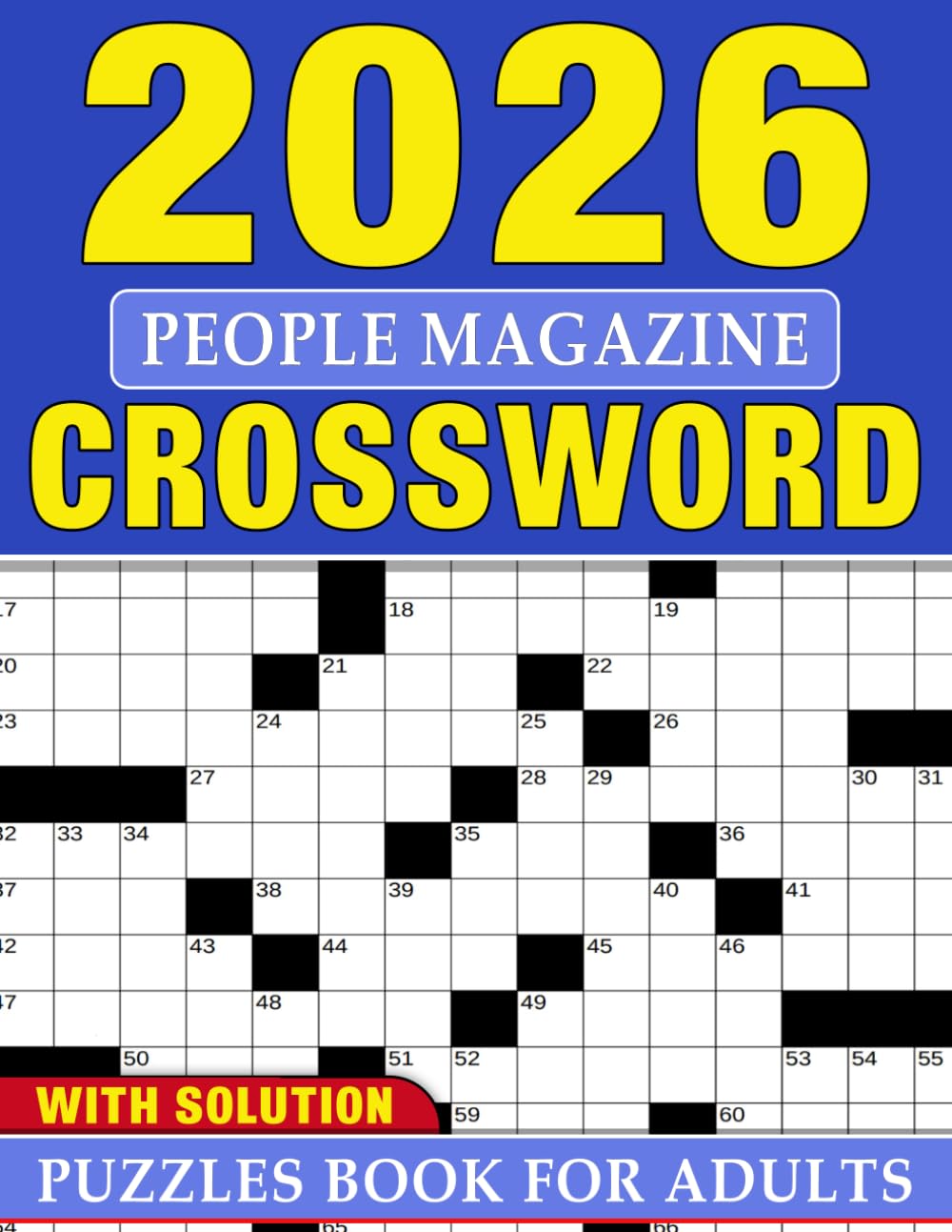 2026 Crossword Puzzles Book For Adults With Solution: Engage Your Mind with New and Unique Crosswords