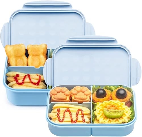 MISS BIG Lonchera Bento para adultos, lonchera ideal a prueba de fugas, lonchera para niños, sin BPA y sin tintes químicos, apta para microondas y