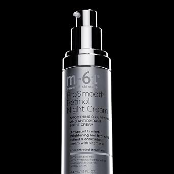 m-61 ProSmooth Retinol Night Cream | 0.7% Retinol Night Cream Plus Vitamin C. Firming, Brightening, Hydrating - 1.5 Fl Oz
