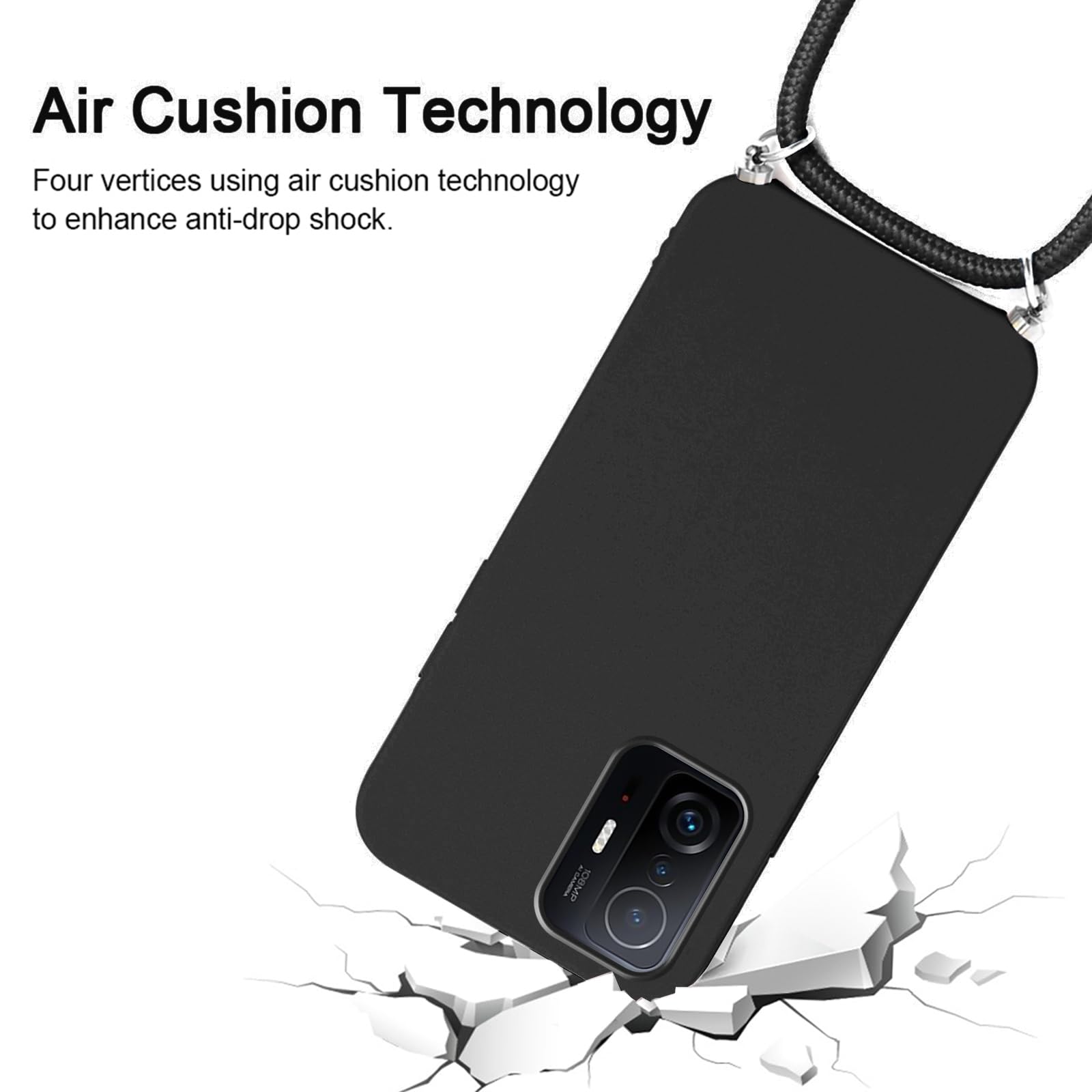 Foonary Cover con Cordino per Xiaomi 11T 5G / 11T Pro 6,67