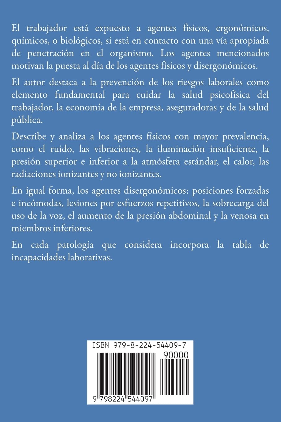 Medicina del Trabajo. Agentes Físicos y Ergonómicos.