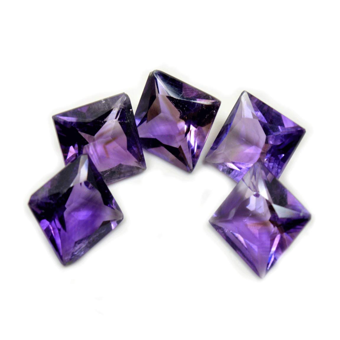 Natural Amethyst at Wholesale Lot (Rs 67.5/Carat) Fine Quality Square Shape जामुनिया Loose Gemstone for Reselling Astrologers Jewellers Crystal Healing Astrological-image-33