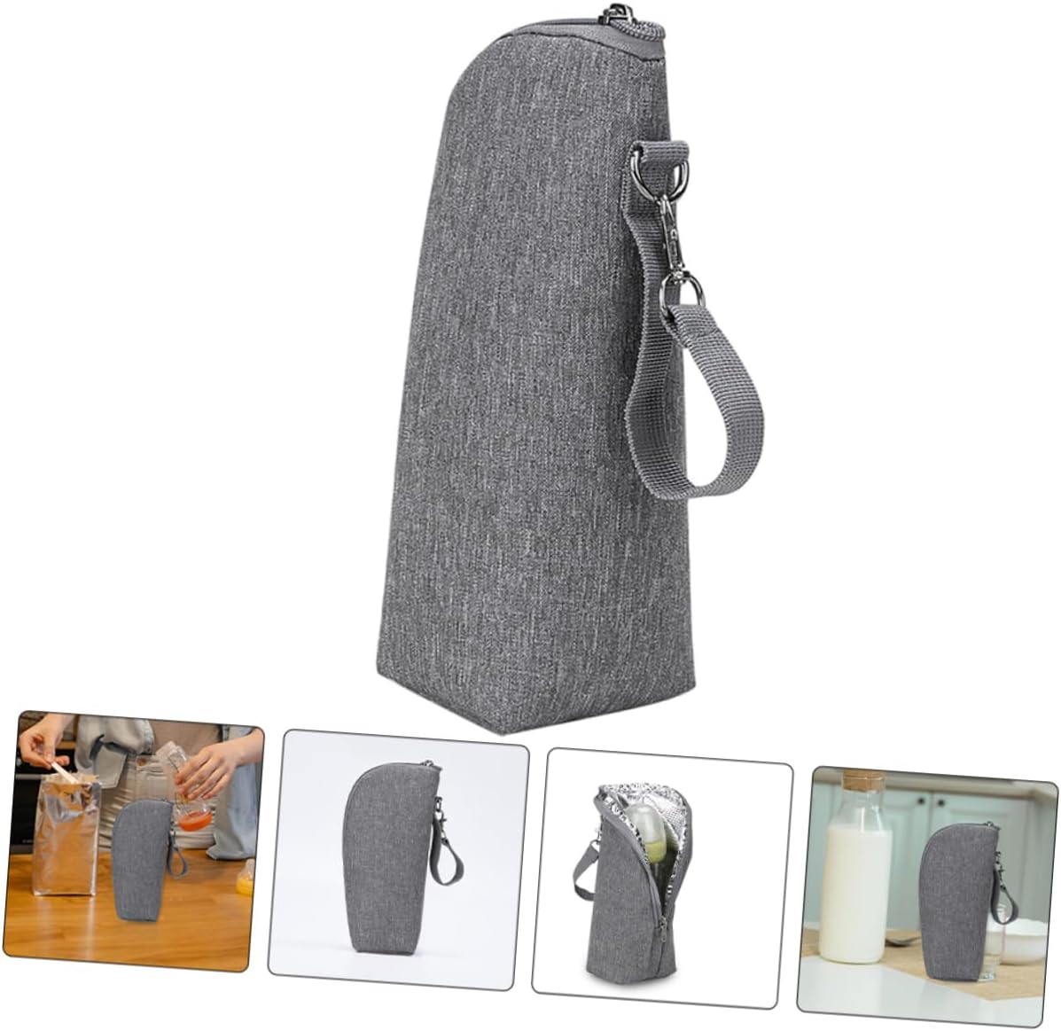 3pcs Insulated Baby Bottle Bag Set for Moms Portable Thermal Sleeve for Milk Feeding Bottles Baby Food Travel Cooler Pouch for Daycare On-the-Go