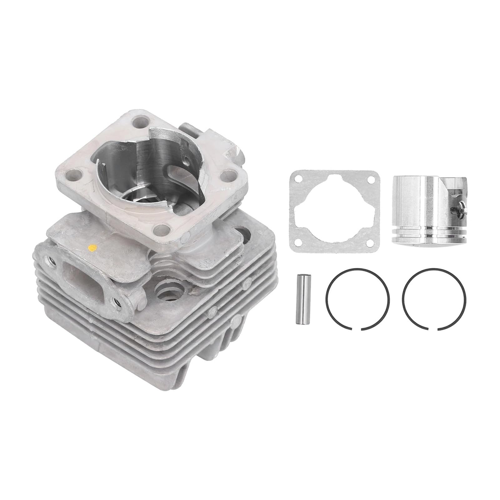 Genérico Compatible con Piezas de desbrozadora Recortadora TL26 CG260 1E34F | Kit de pistón de cilindro de 34 mm con reemplazo de Ket de clips de pasador