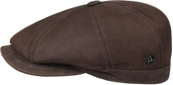 Casquette Plate Lierys Mevano Twotone Pour Homme - Made In Italy - Coton Chiné - Visière 5,5 Cm - Style Printemps-été
