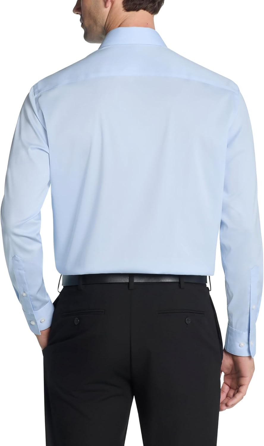 Van Heusen Mens Dress Shirt Regular Fit Ultra Wrinkle Free Flex Collar Stretch - Image 2