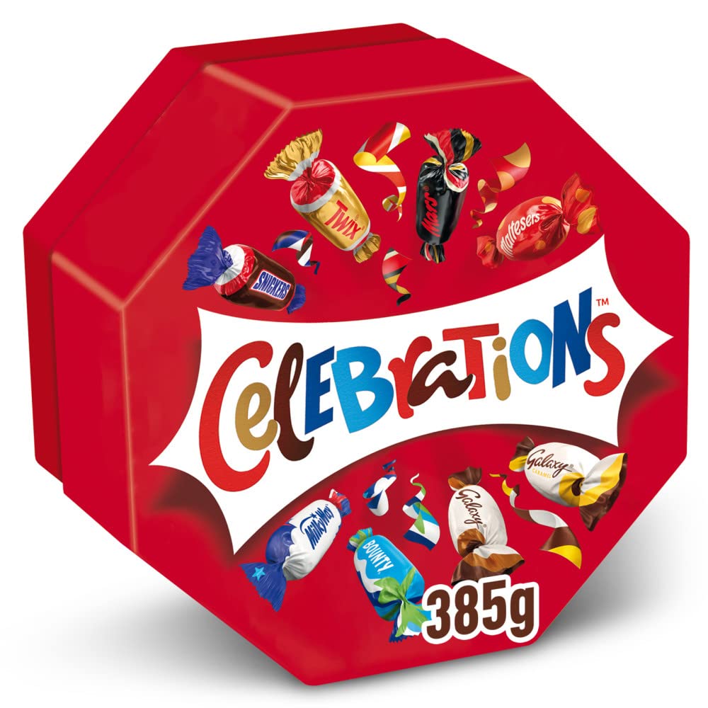 CELEBRATIONS Caja de Mix de Chocolatinas en formato Mini, chocolate regalo (8 x 385g)
