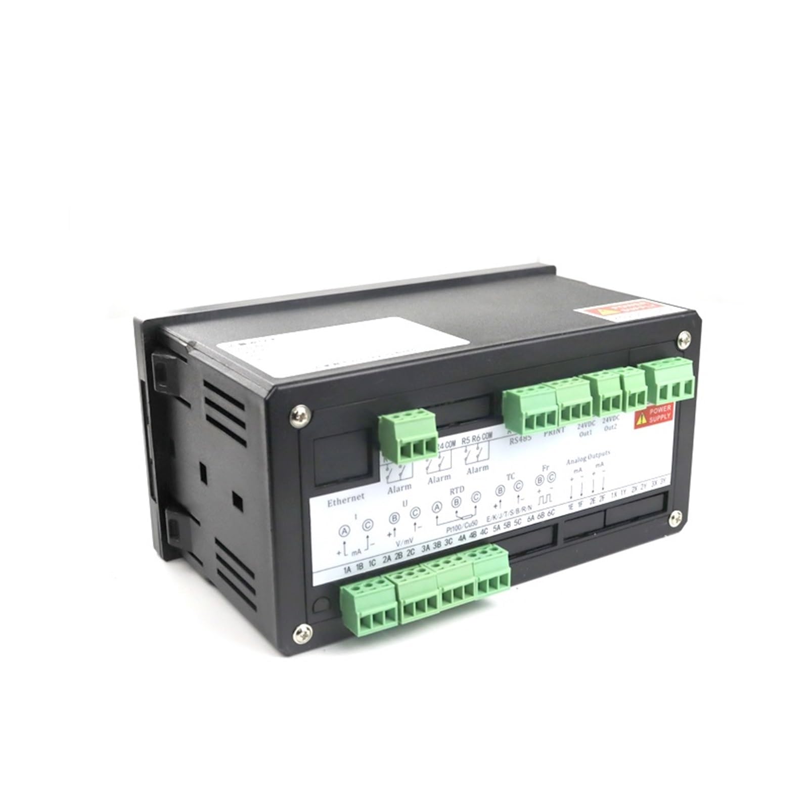Datenlogger Temperatur Druck Strom Spannung Rekorder Trenddiagramm Datenbericht PT100 4-20 mA Analog RS485 USB(3Channels(220VAC))