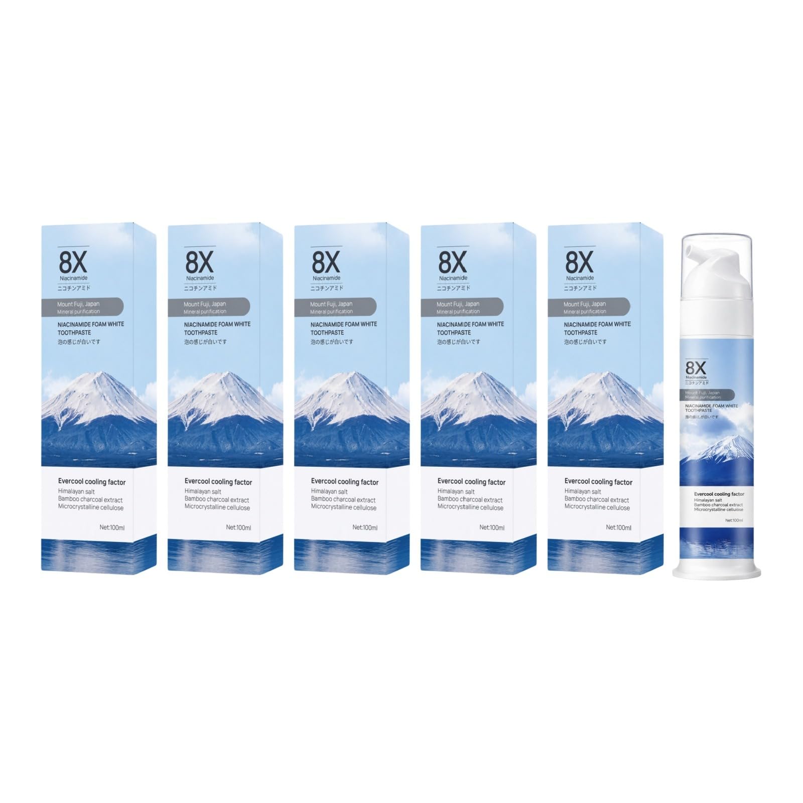 Intense Stain Removal Foam Whitening Toothpaste 100ml