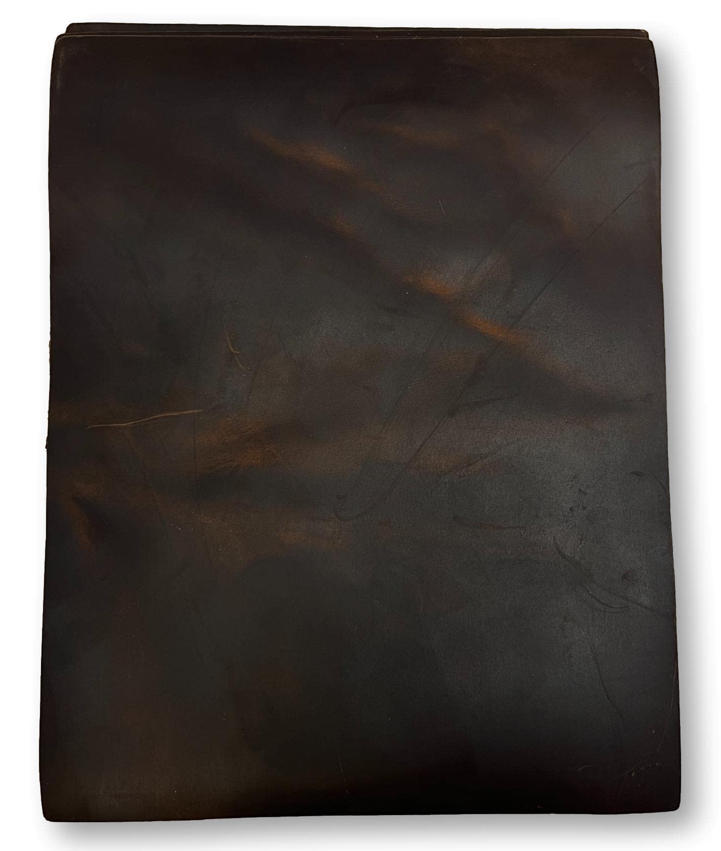 Crazy Horse Cowhide Leather: 8.5" x 11" Pre Cut Pieces (Mocha Brown, 1 Piece)