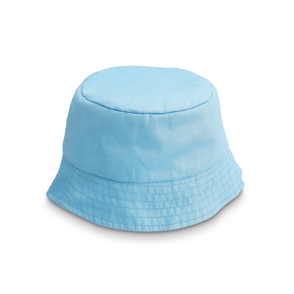 eBuyGB Polyester Childrens Bucket Hat - Kids Sun Cap for Fishing Fisher Beach (Light Blue)