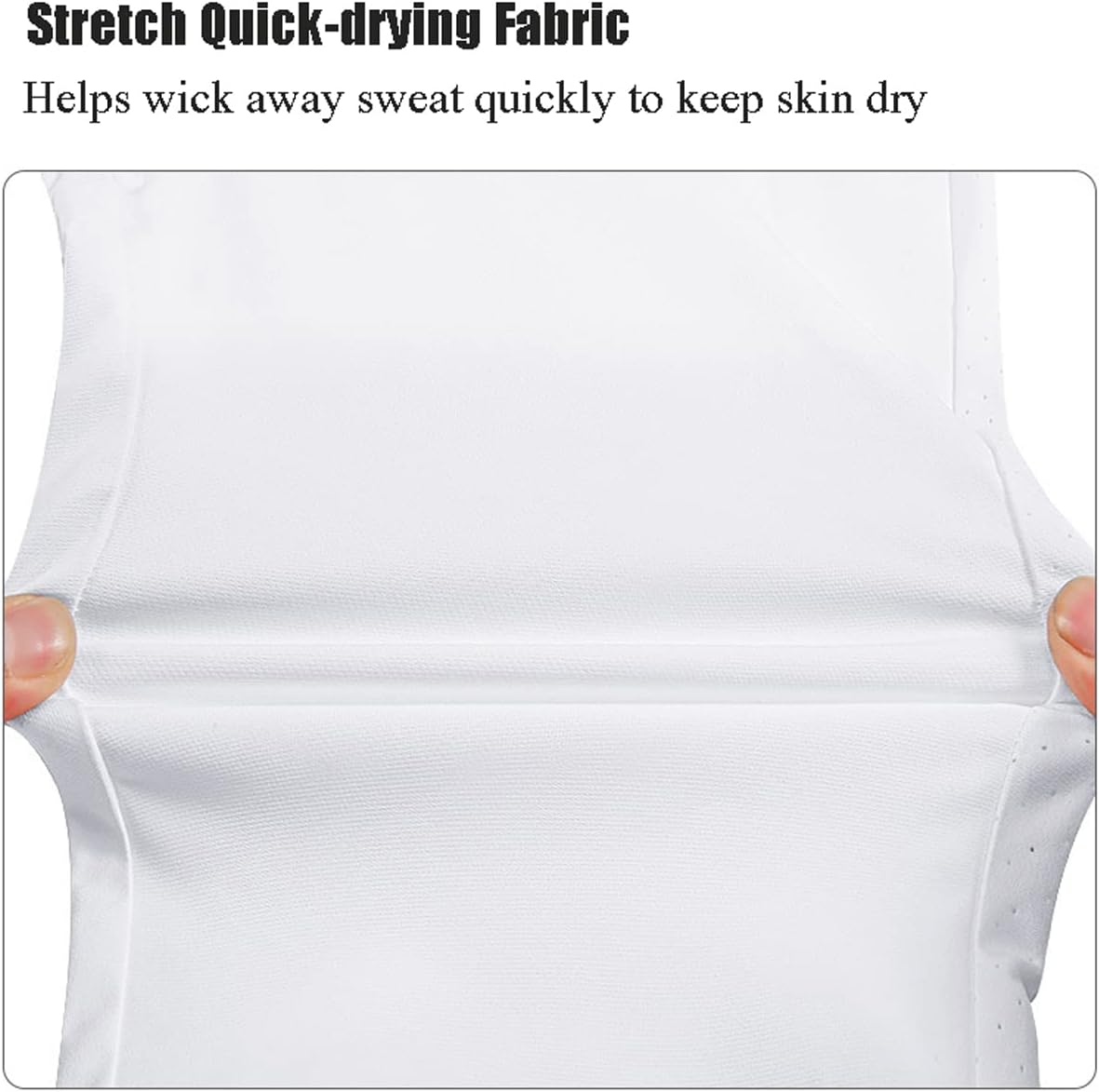 LANGWEI Men's Golf Pants Hiking Shorts Lightweight Quick Dry Hiking Cargo Shorts with Zipper Pocket Elastic Waist