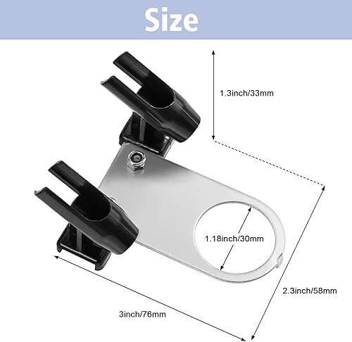 Miniatura 2 de Uouteo Mini soporte para aerógrafo se fija al compresor y tiene capacidad para hasta 2 pistolas de aerógrafo