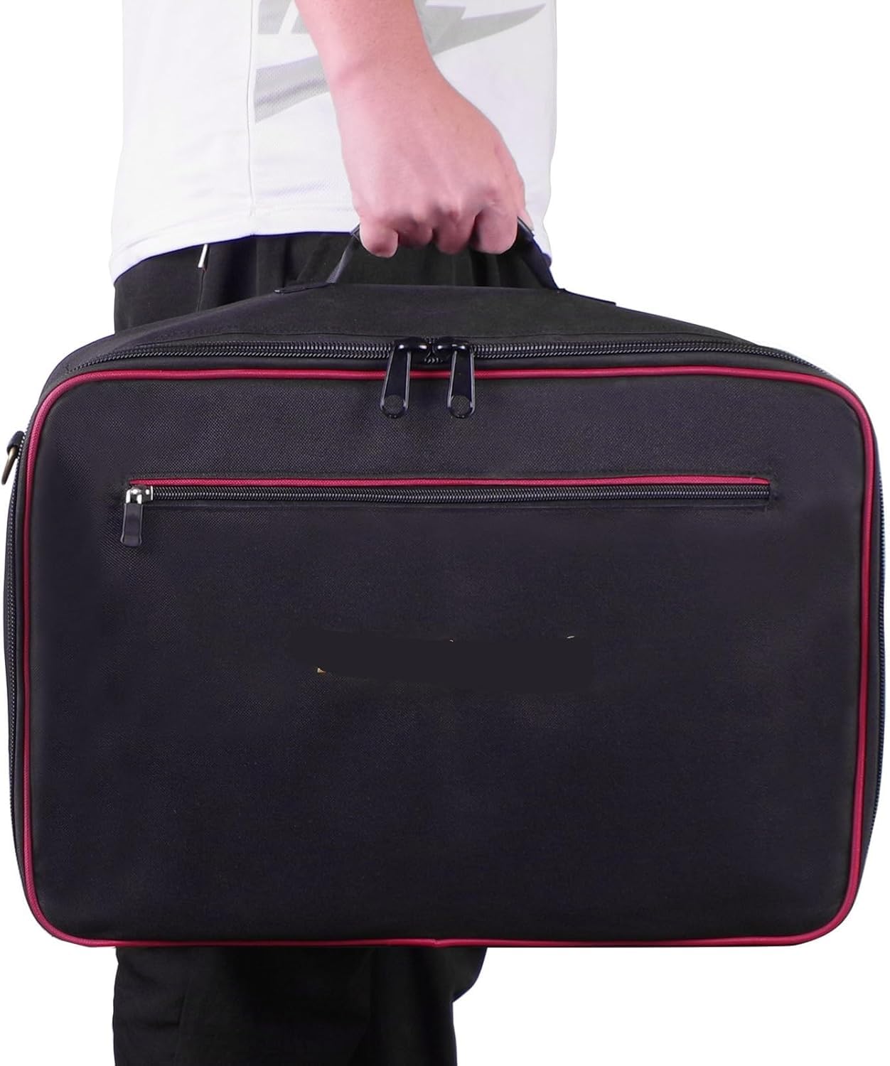 Gitarrenpedalbeutel E-Gitarren-Effekte Pedal Board Aufbewahrungstasche Carry Case Effekt Pedalboard Reißverschluss Beutel für Gitarrenpedale (x-Large), schwarz, s