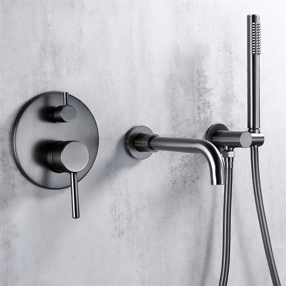 Robinet de baignoire double fonction chaud et froid avec inverseur douchette