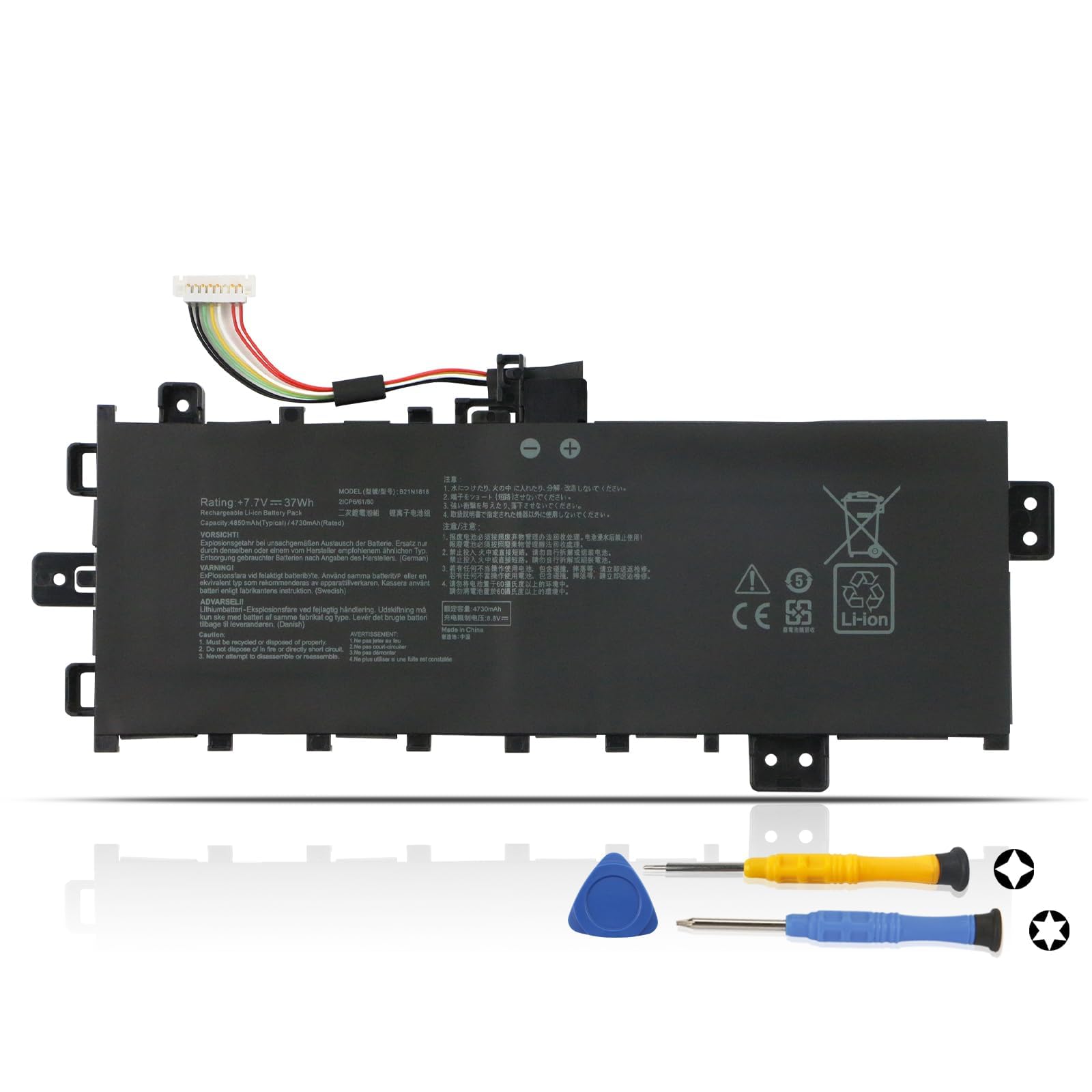 C21N1818 B21N1818 Laptop Akku für Asus VivoBook 17 S712 X712 A712 D712 F712 K712 M712 P1701 A712E A712EA A712FA D712DA D712UA X712DA X712EA X712FA X712FB X712JA S712DA S712EA S712FA S712JA S712UA