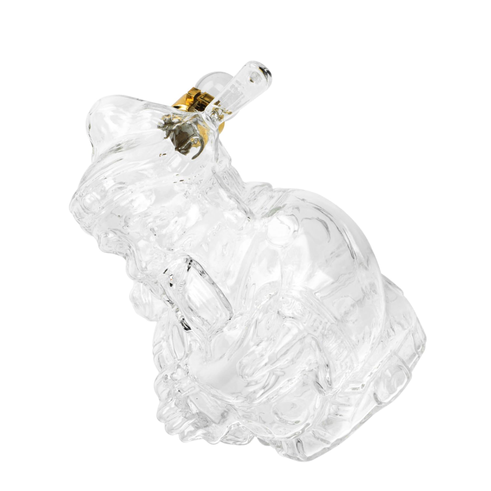 Cadeau original : bouteille de vin verre Dieu de la Richesse pour cave