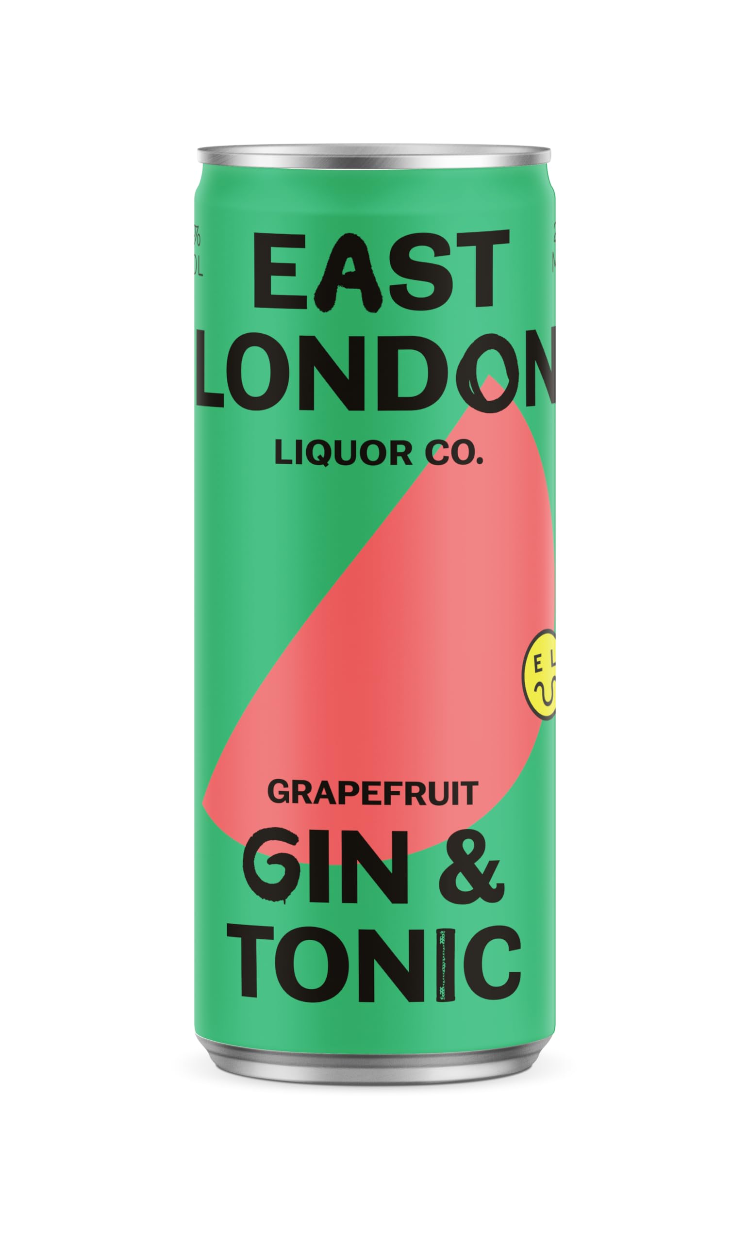 East London Liquor Co. Grapefruit Gin & Tonic 5%, 250ml