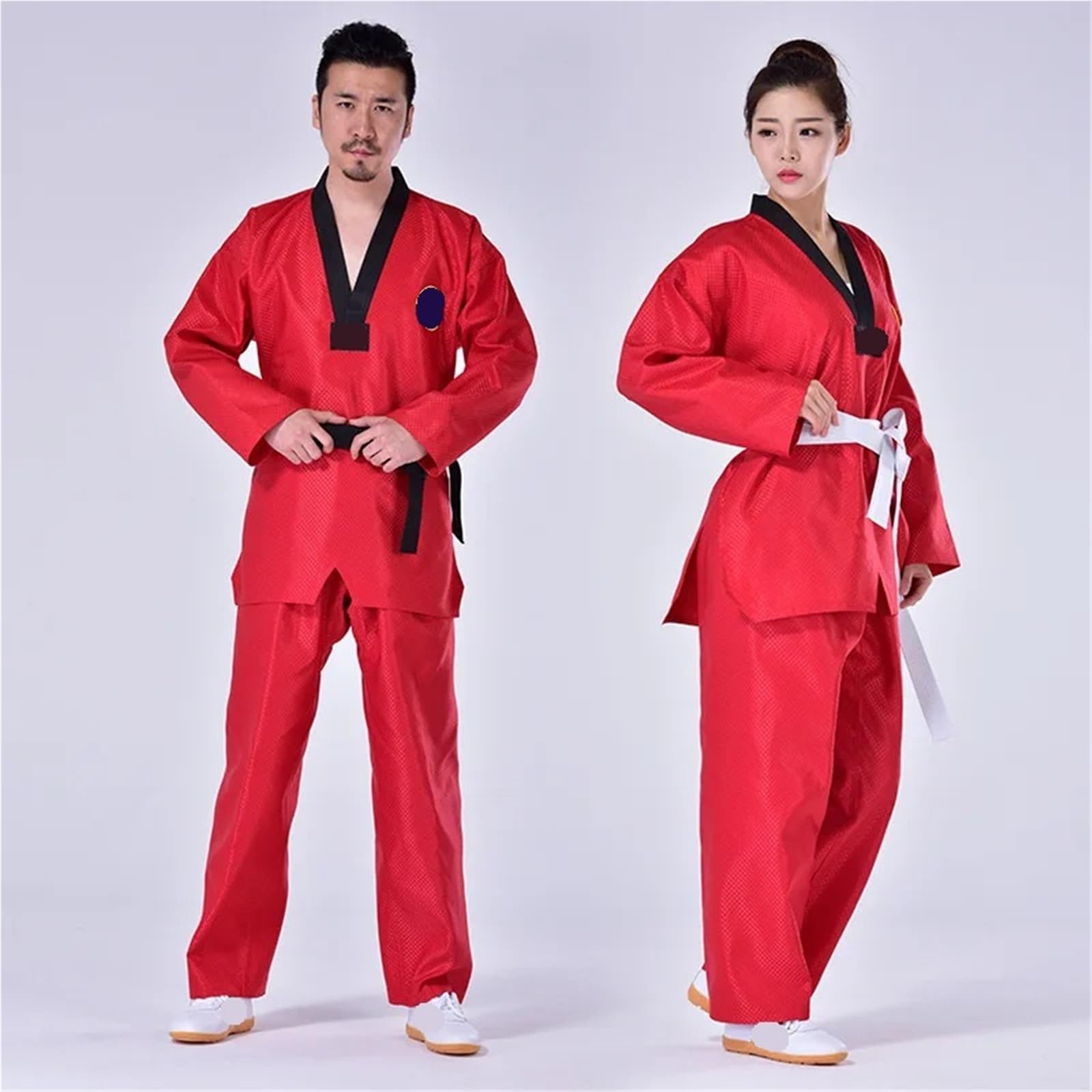 Uniforme de Taekwondo, Traje de Entrenador for Adultos, Karate, Judo, Entrenamiento, Pantalones de competición, Abrigo, Disfraz de Rendimiento for Principiantes
