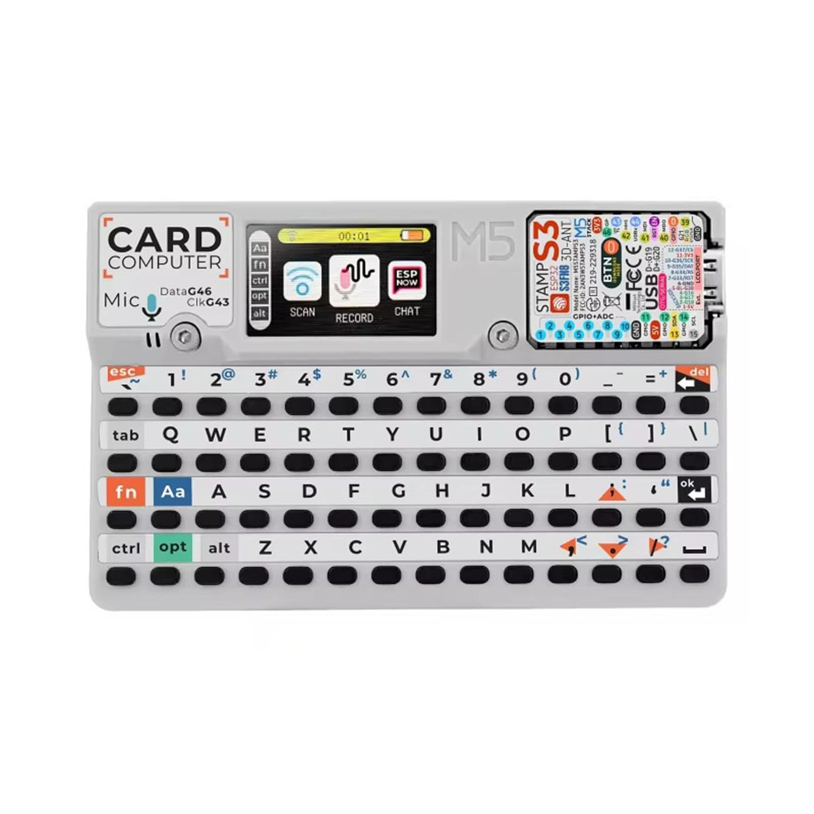 Carte Développement Carte Microcontrôleur Ordinateur Portable Clavier 56 Touches Écran 114 Pouce Haut-Parleur Fonction Contrôle Système