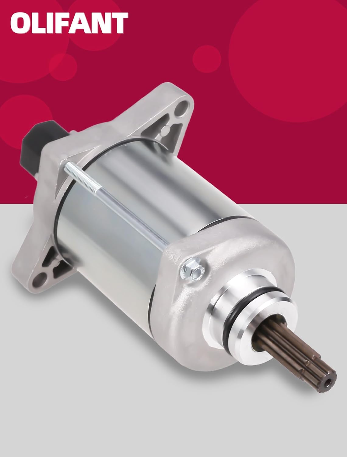 Starter for Honda Rancher 420 2007-2019/Foreman 500 2012-19 Rubicon 500 2015-19 Pioneer 500 2015-2021 31200-HP5-601 31200-HR0-F01