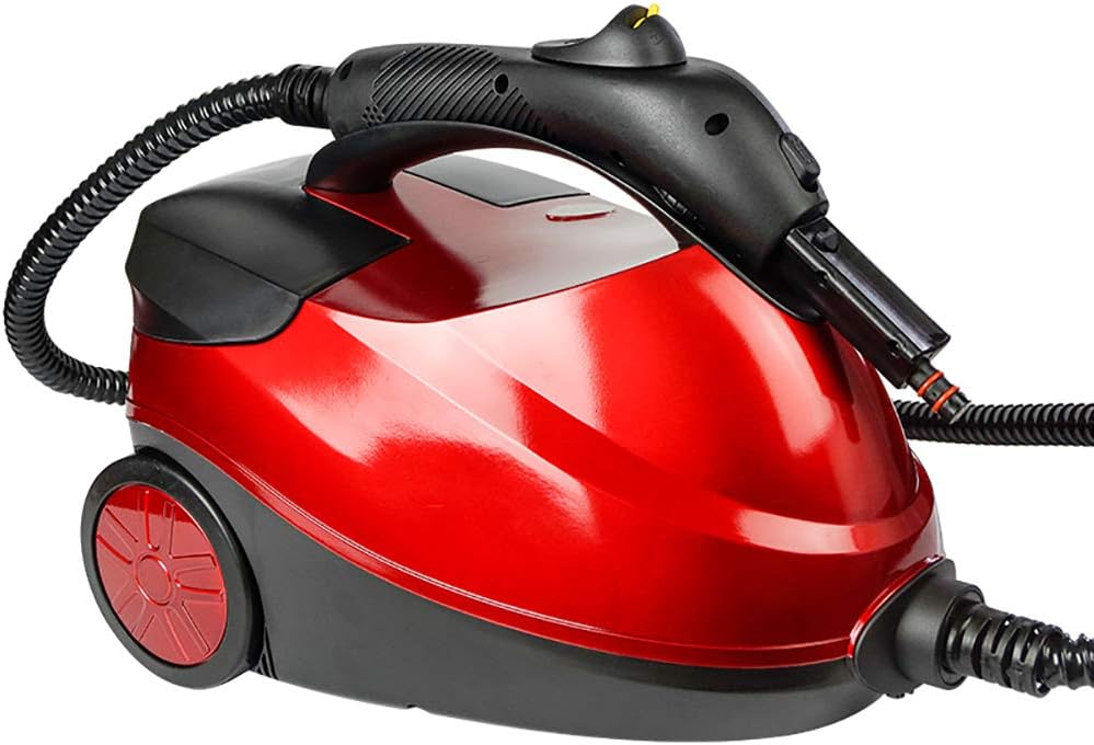 High Temperature Pressure Steam Cleaner Cleaning Machine Portable for Multifunctional Household Air conditioner Lampblack machine Red 110V/220V (220V)