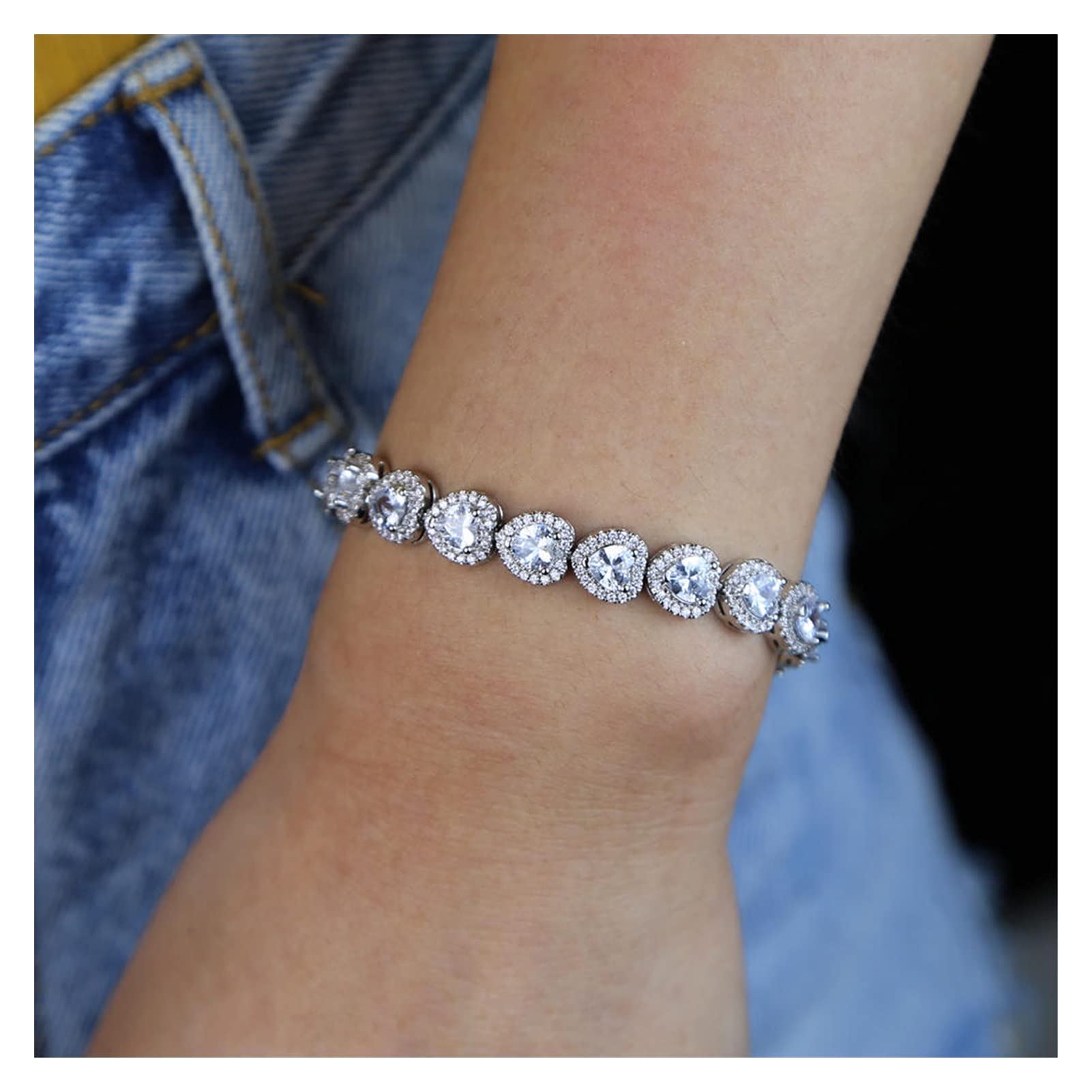 Amazon.co.jp: アイスキュービックジルコニアハートテニス Amazon.co.jp: アイスキュービックジルコニアハートテニス