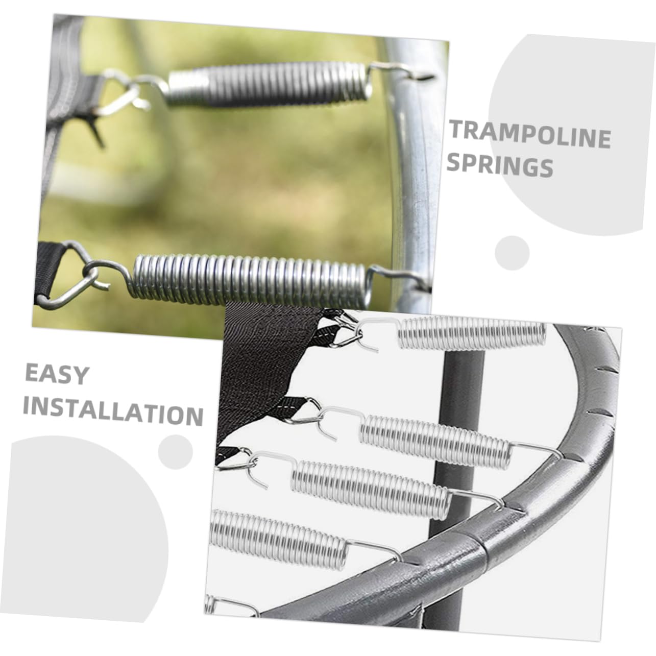 Abaodam 10stücke Ersatz-trampolinfedern Robuste Trampolin-ersatzfedern Wetterbeständige Metall-trampolinfedern Für Trampolinteile-wartung
