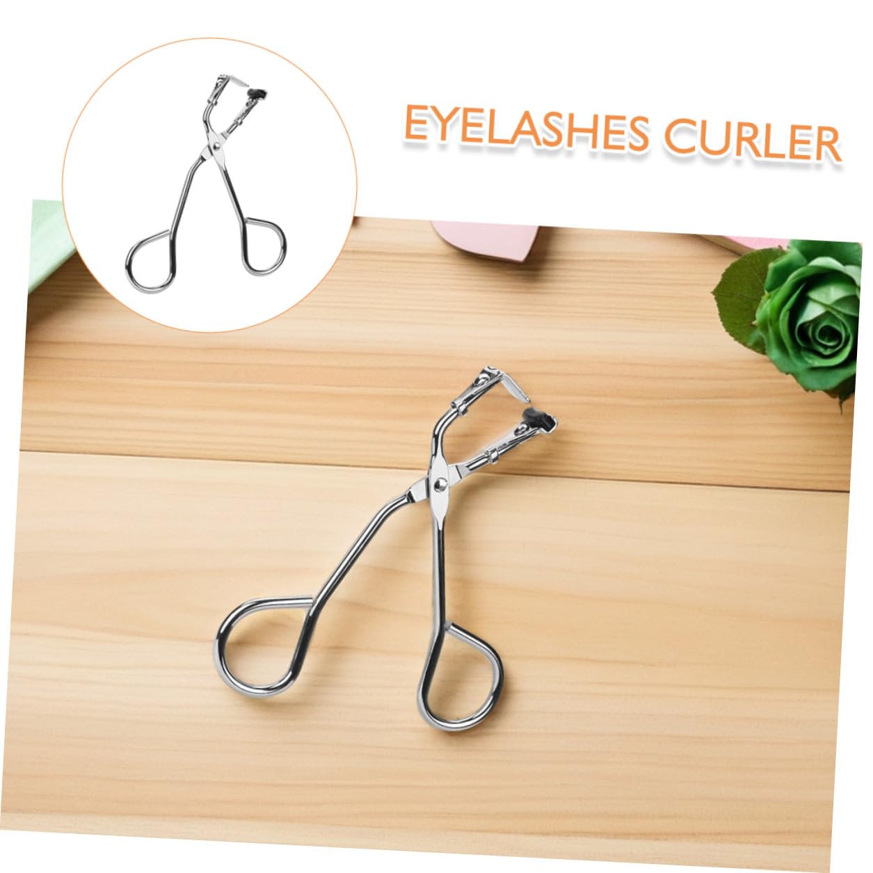 Piegaciglia in Acciaio Inox Strumento Portatile per Arricciare le Ciglia Clip per Ciglia Leggere per Trucco Quotidiano e Regalo per Ragazze