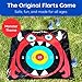 Giggle N Go Outdoor Games for Kids, Adults & Family - The Original Flarts Floor and Yard Darts Game with Inflatable Pins, Lawn Pegs and Mat - Monster Theme, Easter Basket Stuffers Gifts for Kids