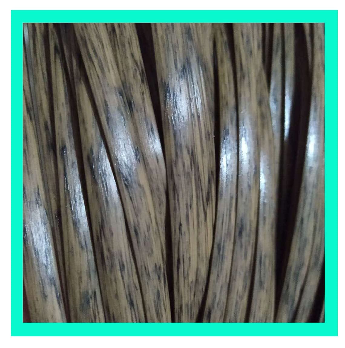 Oudini G Plastic Rattan Plastic Pe Wicker Repair Material Synthetic Rattan Weavin Material For Woven Repair/G/8Mm*1.1Mm