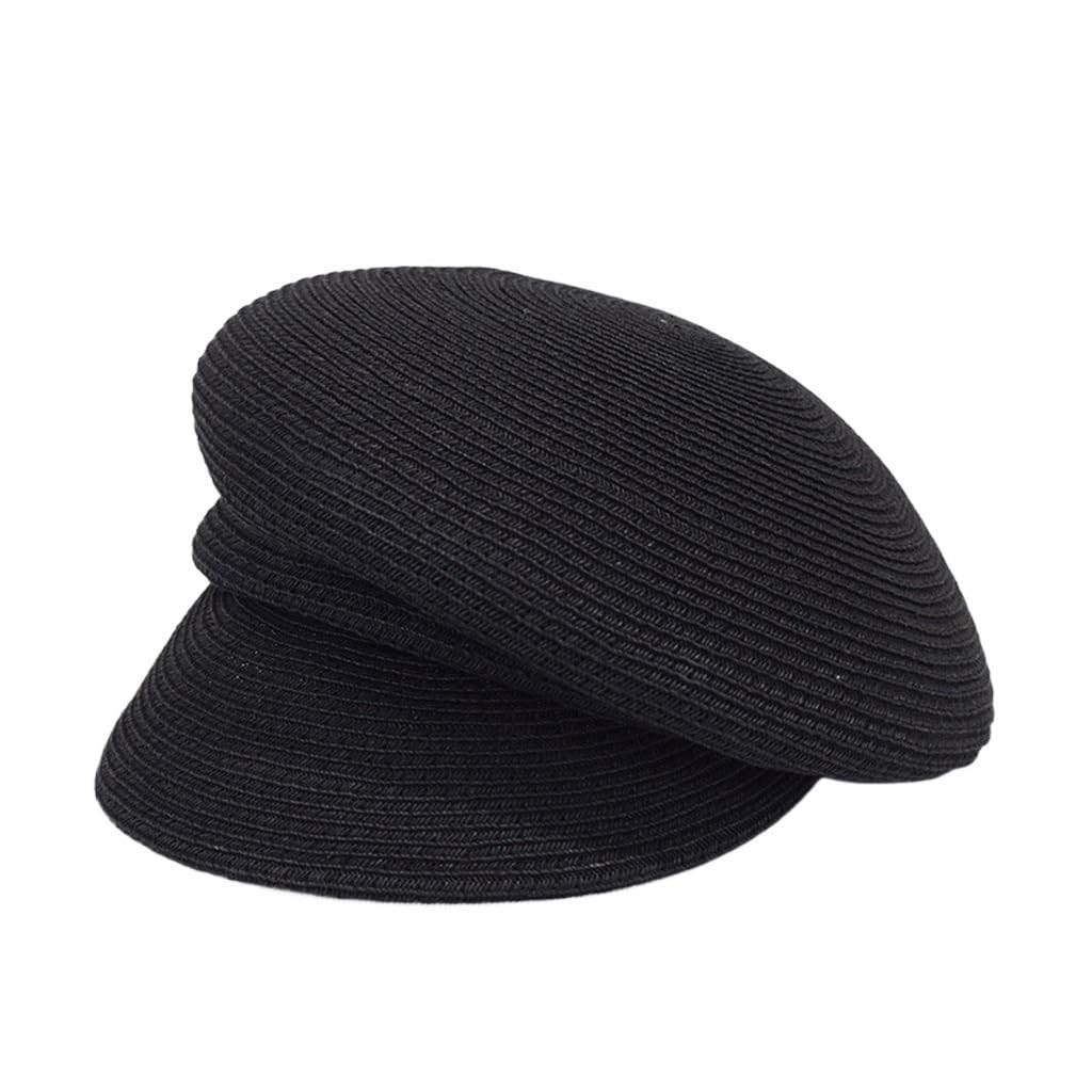 Béret de paille bleu marine idéal pour vos sorties shopping et photos