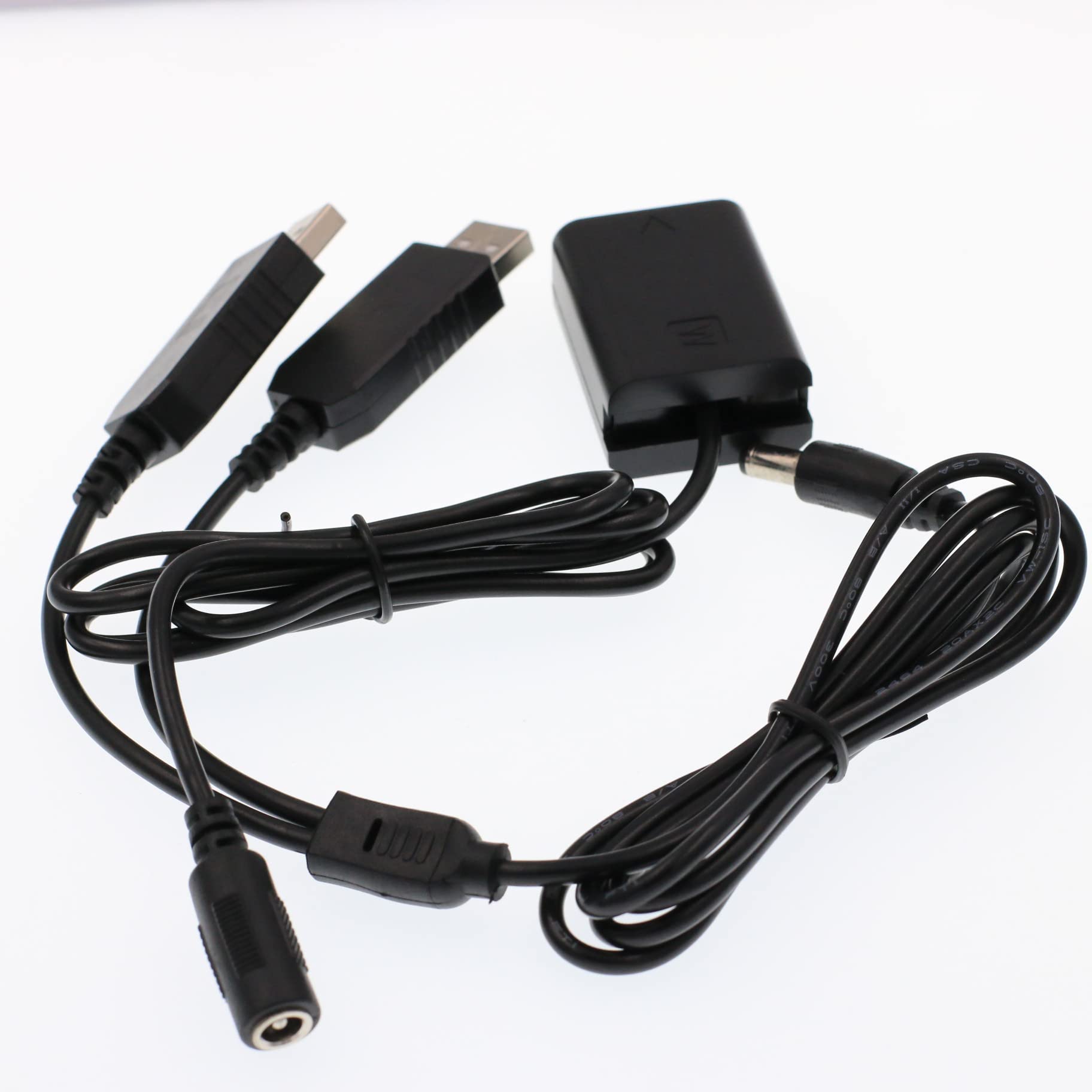 Amazon | Eonvic ダブルUSB電源アダプター DCカプラー AC-PW20 NP-FW50