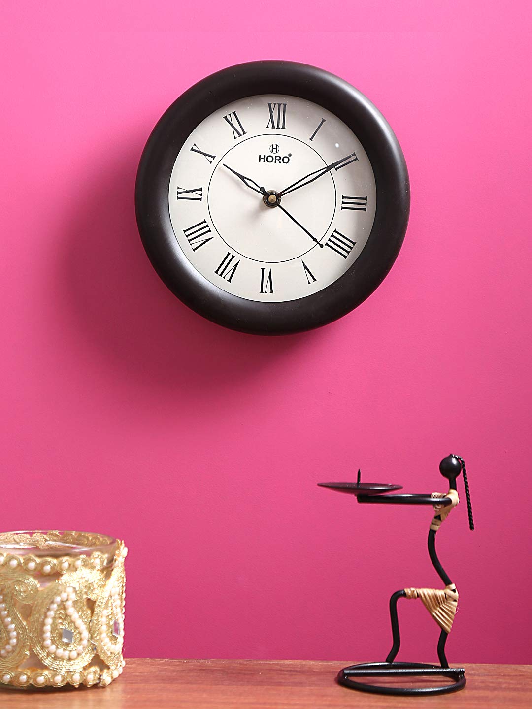 Buy HORO (Imported 7 "Inch Wall Clock Number Dial/Crystal Glass