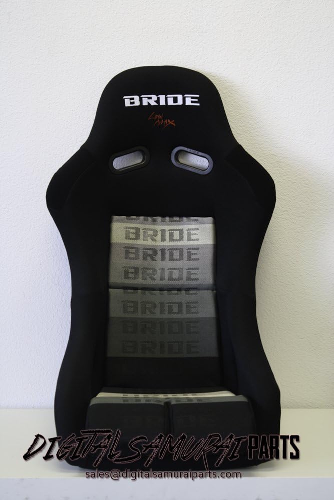 Pair of Bride Vios 3 III Black Gradation Seats Low Max JDM Bucket Racing Seats