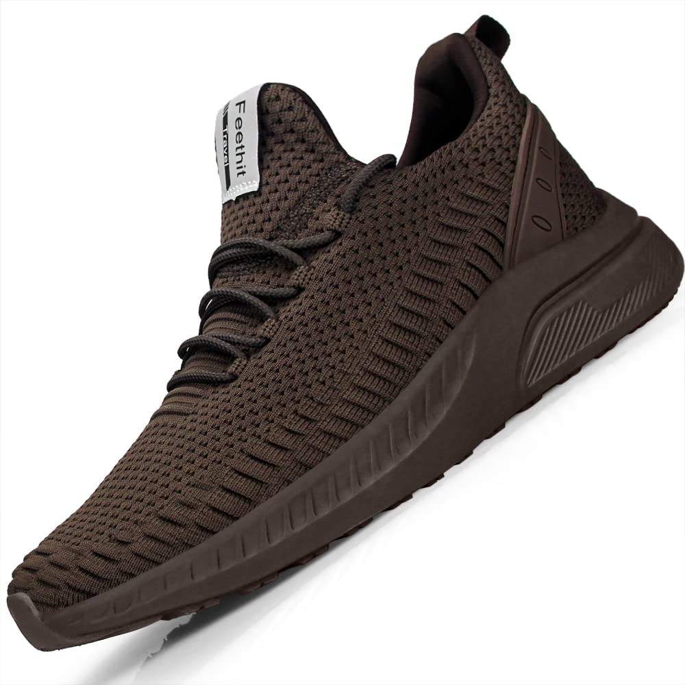 Mens Slip On Walking Shoes Blade Tennis Shoes Non Slip Running Shoes Lightweight Workout Shoes Breathable Mesh Fashion Sneakers