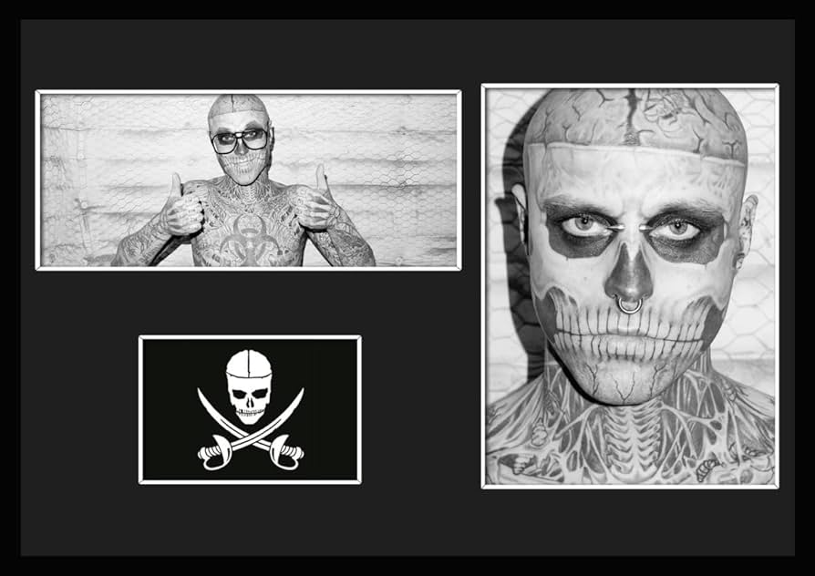 Rick genest 特大ポスター Rick genest 特大ポスター - メルカリ