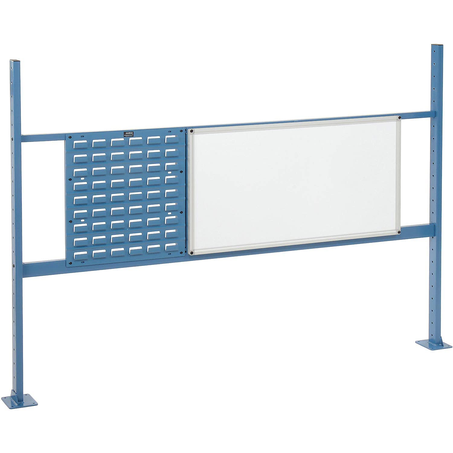 18" W Louver and 36" W Whiteboard Mounting Kit for 72" W Workbench - Blue by Global Industrial – Blue, Model 319173BL