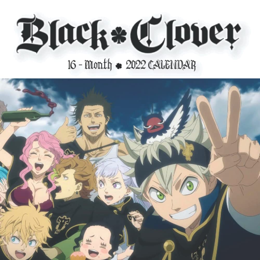 Buy Black Clover 2022 16month Mini 2022 with Large Grid for Note