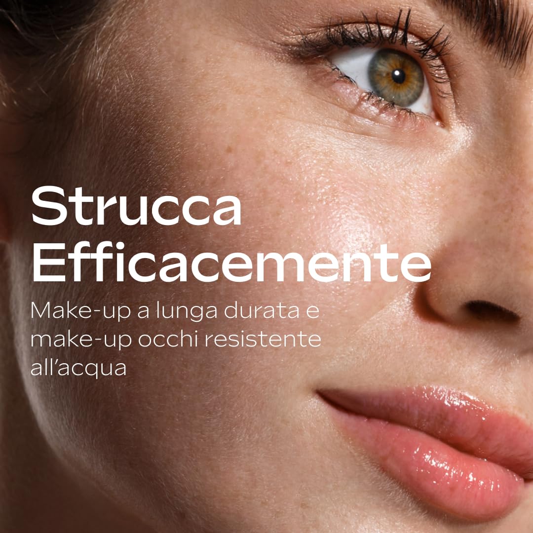WELEDA - Olio detergente struccante, rimuove delicatamente il make-up anche waterproof senza seccare la pelle, ideale per le pelli sensibili, lascia la pelle vellutata senza ungere- 1x150 ml