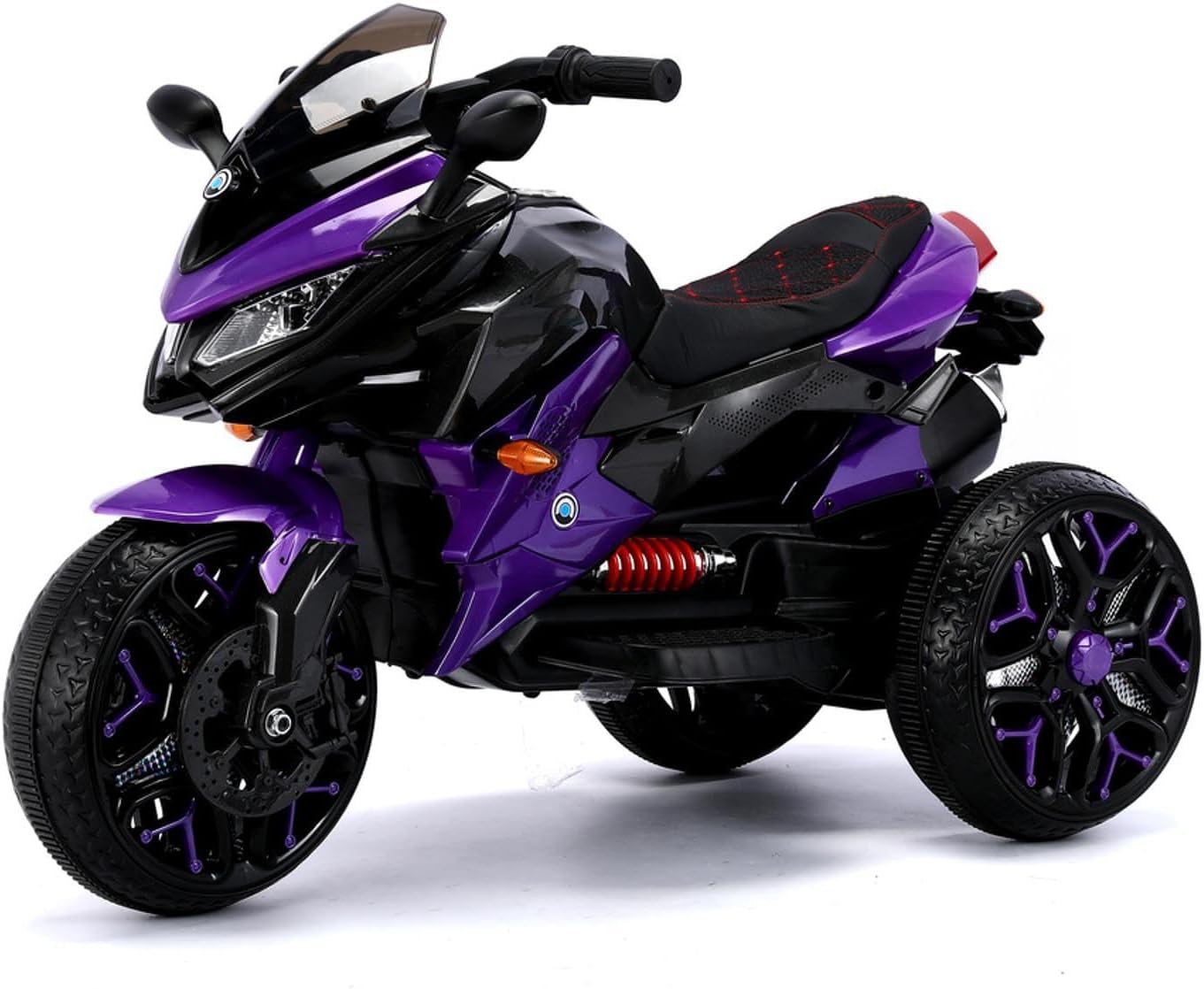 Kids Motorcycle Motorcycle 3-Wheels Battery Powered Motorbike 12 V on Toy with PU Seat