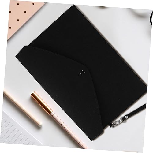 Miniatura 5 de Ciieeo Bolsas de papel de fieltro, bolsas de almacenamiento de lápices, carpetas de fieltro con cremallera, bolsas de archivo de documentos, soporte