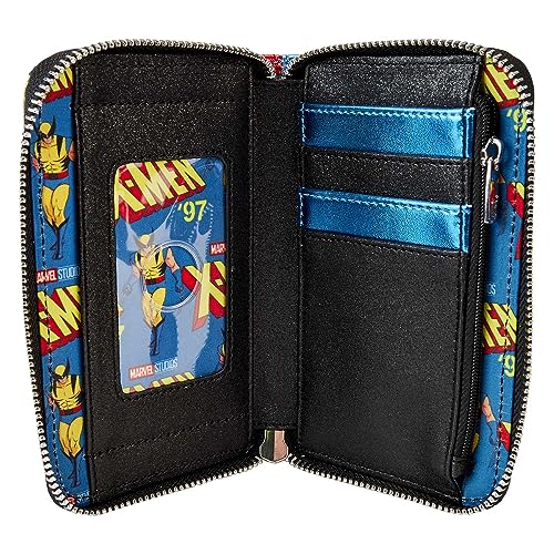 Loungefly Marvel Shine Wolverine Cosplay Zip Around Wallet4