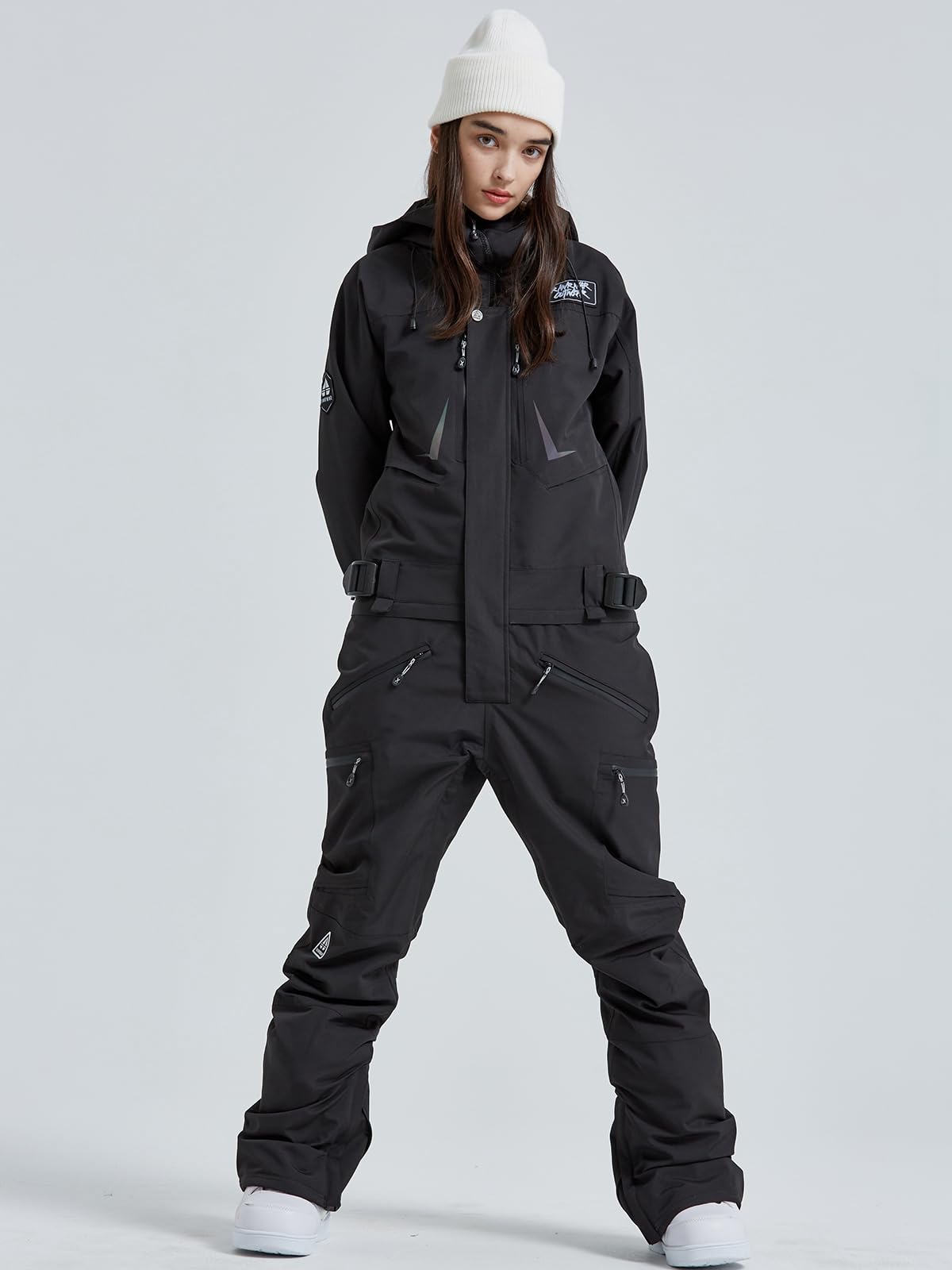 HOUZONIY Combinaison de ski une pièce pour femme - Combinaison de ski - Combinaison de ski - Combinaison de ski - Combinaison pour femme - Snowboard - Sport de plein air