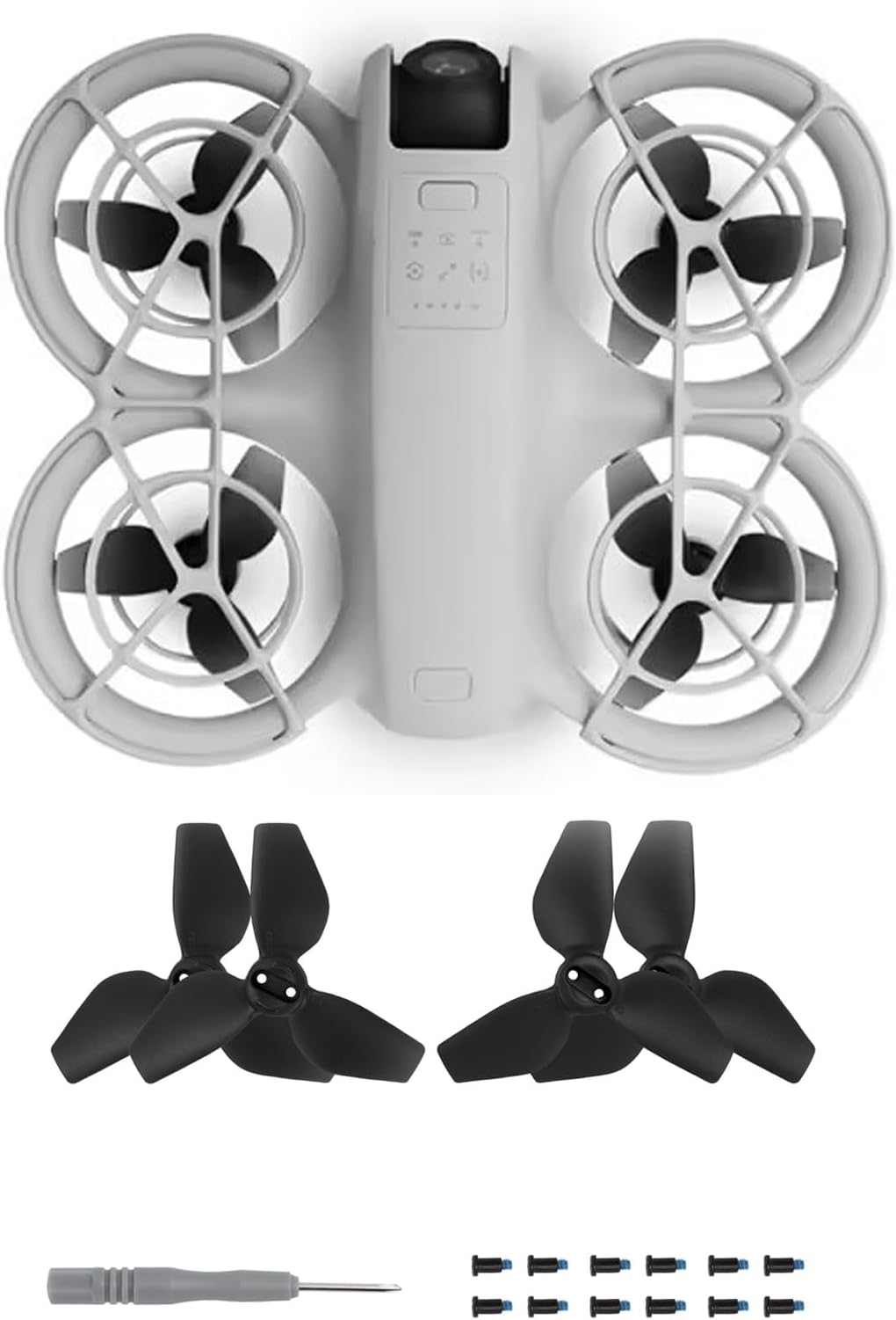 4 Pcs Propellers for DJI Neo Drone, Quick-Release Replacement Props Wings Blades for DJI Neo Drone Accessories